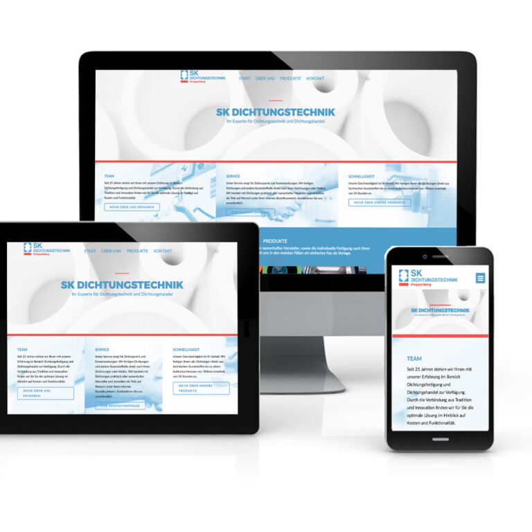 SK Dichtungstechnik Webdesign