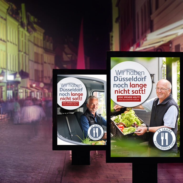 City Light Plakate Düsseldorfer Tafel